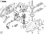 Bosch 0 600 842 103 Ahs 4 Hedge Trimmer 230 V / Eu Spare Parts